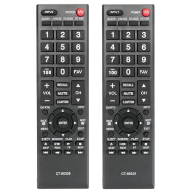 Imagem de [2 unidades/unidade] Controle remoto universal de substituição PERFASCIN CT-90325 adequado para Toshiba TV
