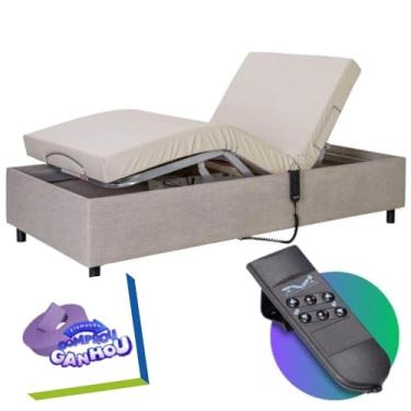 Imagem de CAMA HOSPITALAR ELÉTRICA IDOSO ZEUS PILATI COM COLCHÃO HOSPITALAR E CAPA IMPERMEÁVEL ORIGINAL PILATI