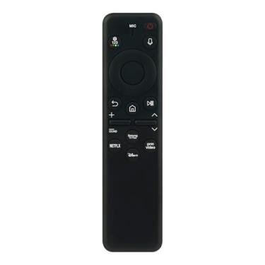 Imagem de Controle remoto de voz de substituição BN59-01455A TM2360E compatível com Samsung Smart TV, Neo QLED 4K TV, Smart TV QLED 4K QN75Q60DAFXZA QN65QN85DBFXZA QN65QN90DDFXZA QN55QN90DAFXZA QN85QN850DFXZA