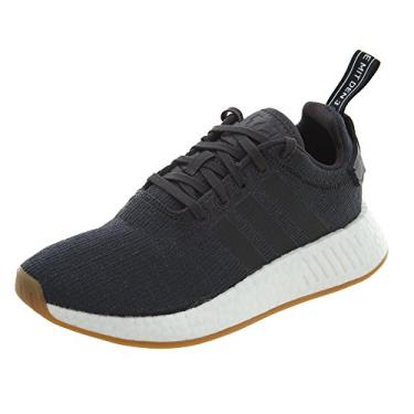 Imagem de adidas Originals Tênis de corrida masculino NMD_r2, Utilitário preto/preto utilitário, 7.5