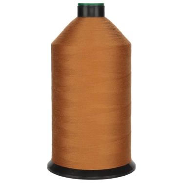 Imagem de HILOHILO Rosca jeans Corespun de poliéster extra forte Tkt50 Tex60 J30, 8700 m, roupas jeans leves adequadas e decoração de casa, colchões, cortinas (caramelo)