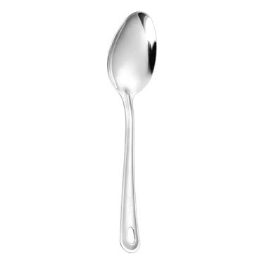 Imagem de Coadores de malha, 1 peça, coador de aço inoxidável 304, colher, coador, concha, filtro, escumadeira de alimentos, coisas úteis para utensílios de cozinha, coador de alimentos (preto, aço inoxidável