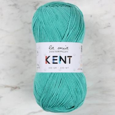 Imagem de La Mia Kent 1 novelo 50% algodão 50% fio de acirílico, 100 gramas, 330 metros, verde - L044