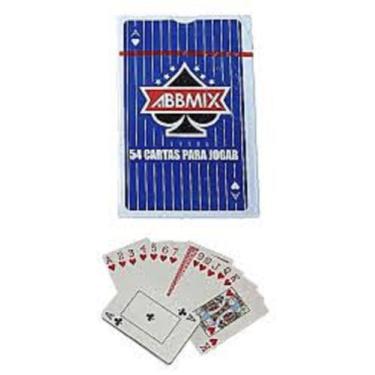 Imagem de Jogo de baralho unitário 54 cartas gibly0791 - ABBMIX, Azul