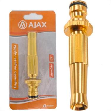 Imagem de Esguicho Bico Reto Aluminio Ajax Engate Rapido 1/2'' - A01004