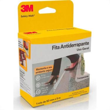 Imagem de Fita Antiderrapante 3M Transparente 50Mm X 5M
