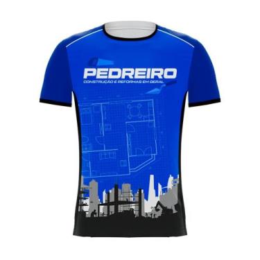 Imagem de Camiseta Camisa Uniforme Pedreiro Servente Construção Civil Profission
