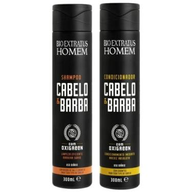 Imagem de Kit Bio Extratus Homem Cabelo & Barba Shampoo 300ml + Condicionador 30