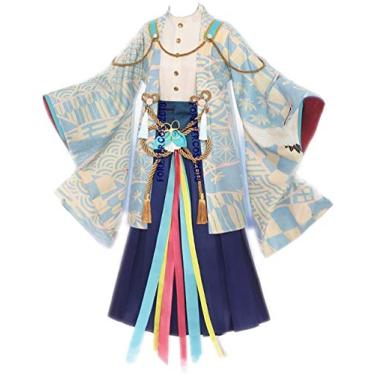 Imagem de Jibaku Shounen Hanako Kun Cosplay Yugi Amane Cosplay Fantasia Quimono Traje de Halloween Conjunto Completo, Fantasias, M