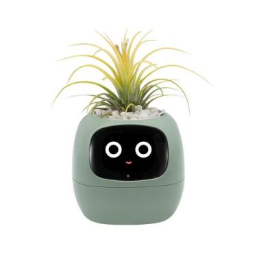 Imagem de Vaso Inteligente para Plantas Odpaltoy Ivy - Robô AI com Expressão