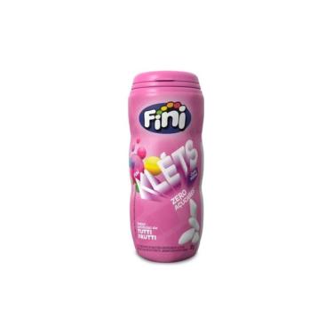 Imagem de Chiclete Fini Klets Sem Açúcar Tutti Frutti Pote 30g