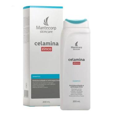 Imagem de Shampoo Anticaspa Celamina Zinco - 200ml - Mantecorp