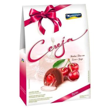 Imagem de Cereja Bombons C/ Licor e Cereja 195g - MONTEVÉRGINE