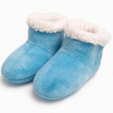 Imagem de Pantufas Bebês Sapatinho Inverno Com tiras autocolantes De 0 a 12 Mese