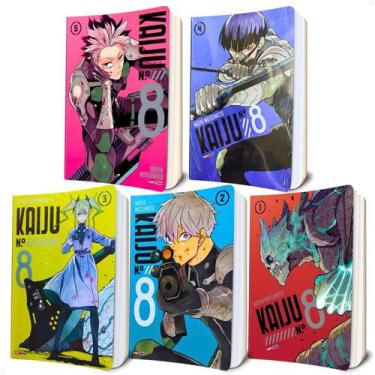 Imagem de Kaiju N. 8 Mangá Volume 1 Ao 5 - KIT Panini Capa Comum português BR