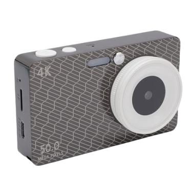 Imagem de Câmera Digital 4K de 50mp Com Câmera de Zoom Digital 16x, Tela de 2,8 Polegadas, Vários Filtros Enchem Luz para o Campus, Suporte até 128g de Cartão de Memória (Marrom)