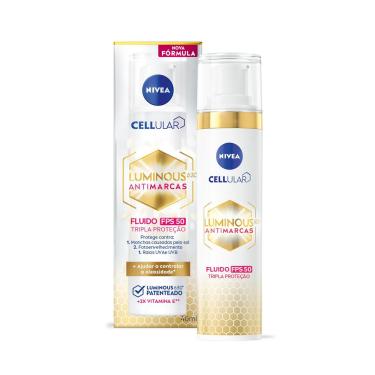 Imagem de Fluído Facial Nivea Cellular Luminous Antispot Fps50 40ml