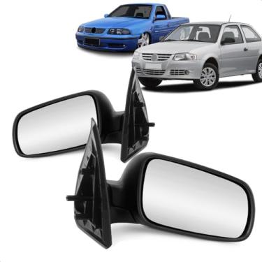 Imagem de Retrovisor Externo Gol Saveiro G3 G4 2000 A 2014 2 Portas Fixo (Direito Passageiro)