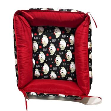 Imagem de Caminha Pet Cama Lavável Premium Com Zíper P M G Cachorro Gato Escolha a Cor (Vermelho,Médio Porte)
