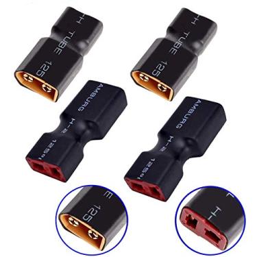Imagem de ShareGoo Adaptador conector fêmea XT60 macho para Deans T Plug fêmea RC LiPo NiMH bateria ESC adaptadores de conector