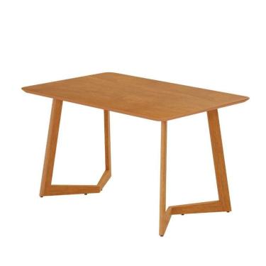 Imagem de Mesa de Jantar Fineza Tampo Amadeirado 180x90cm Pés Madeira Maciça JCM