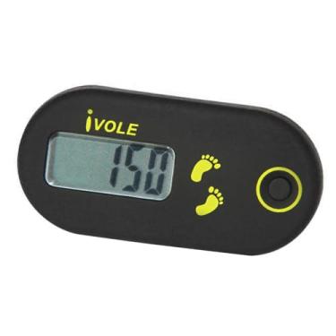 Imagem de Fenteer Pedômetro 3D fácil de usar, prático, profissional, preciso, com clipe, contador de passos para pista de caminhada, para homens, mulheres e crianças