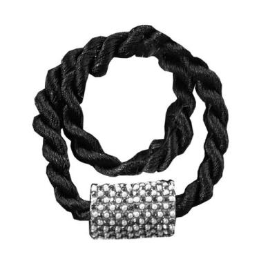 Imagem de Abraçadeira para Cortina Infinity com Ima Preto Bella Arte