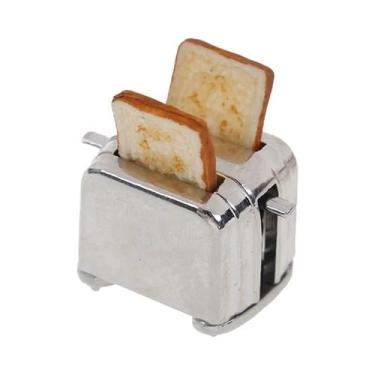 Imagem de Mini Máquina De Fazer Pão Em Escala 1:12, Brinquedo Para Casa De Bonec