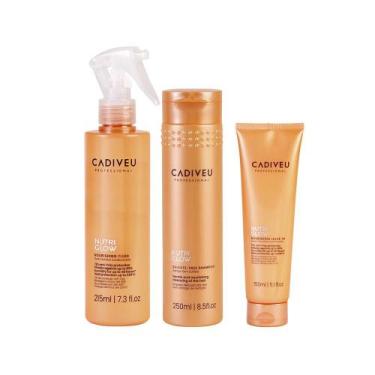 Imagem de Kit Cadiveu Nutri Glow Shampoo 250ml + 2 Produtos - Cadiveu Profession