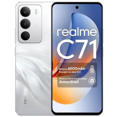 Imagem de Smartphone Realme C71 128GB 4GB RAM Dual SIM NFC Tela 6.67" Bateria 60
