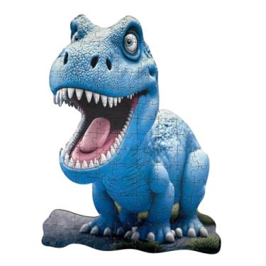 Imagem de Quebra-Cabeça 3D MDF Dinossauro Infantil – Brinquedo Educativo e Decorativo para Crianças e Família | Dino Rex