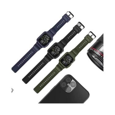 Imagem de Capa De Pulso Esportiva Unissex Resistente Para Apple Watch Série 9876