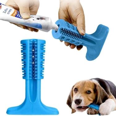 Imagem de Mordedor Escova De Dentes Brinquedo Dental Cachorro (Azul)