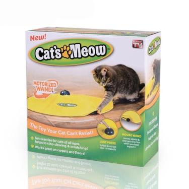 Imagem de BUYTER Brinquedo disfarçado de miau do gato movendo o rato do pânico, jogo interativo para gatinho
