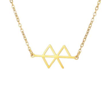 Imagem de DOUSELF Colar nórdico viking runa para mulheres, joias pagãs, presente com símbolos viking, pingente de símbolo de proteção ajustável, 15.7, Aço inoxidável, Sem Pedra Preciosa