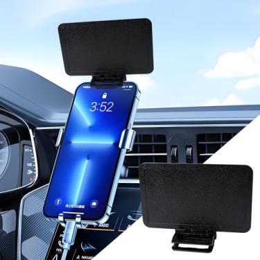 Imagem de Wuyaoyao Protetor solar para celular, antirreflexo e antirreflexo para carro, melhora a visibilidade, para-sol ajustável para telefones, viseira de sol para todos os smartphones, acessórios de carro