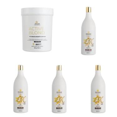Imagem de Pó Descolorante Active Blond Blue + 4 Oxidante - Dyusar