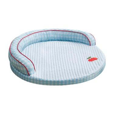 Imagem de Stgfyxgs Cama para gatos, móveis, casinha para cachorro, almofada macia, canil, tapete refrescante para gatos de todas as idades, gatos de verão, cães, 50cmx50cm