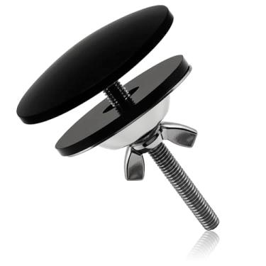 Imagem de Tampa de furo de pia de cozinha de 5 cm/5 cm, tampa de furo de torneira, tampas de pia de aço inoxidável para orifícios superiores, pias de cozinha, tampas de rolha de placa de torneira em branco para