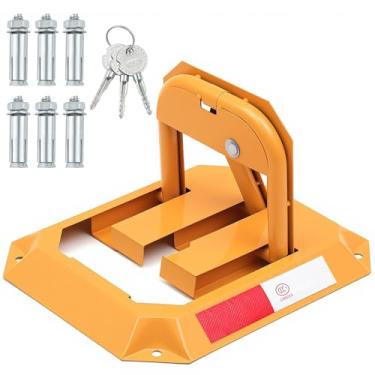 Imagem de Zonon Barreira de estacionamento dobrável trava de estacionamento bloqueador de estacionamento dobrável para casa, negócios, escritório e uso comercial, shopping centers, aeroportos, hotéis contém 6