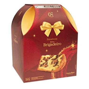 Imagem de Panetone Cacau Show Sabor Brigadeiro, Recheio Cremoso, 580g