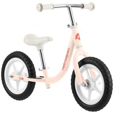 Imagem de Bicicleta sem Pedal para Crianças de 2 a 5 Anos com Assento e Guidão Ajustáveis, Retrospec, Rosa Claro