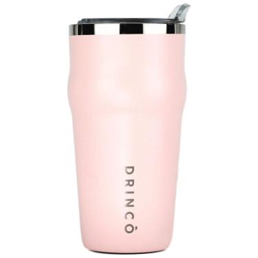 Imagem de Copo Térmico 600 mL para Cerveja, Café com Isolamento a Vácuo, DRINCO, Rosa