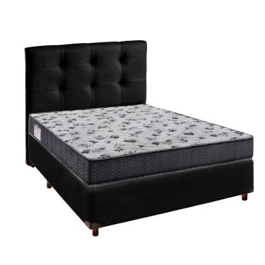 Imagem de Kit Cama Box + Cabeceira + Colchão Casal D33 - Iso100 - Ortobom