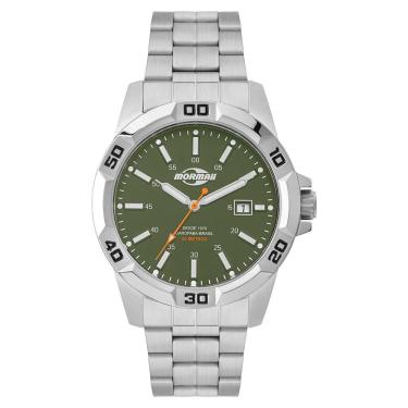 Imagem de Relógio Mormaii Masculino Ref: Mo2317ag/1v Esportivo Aço Prateado