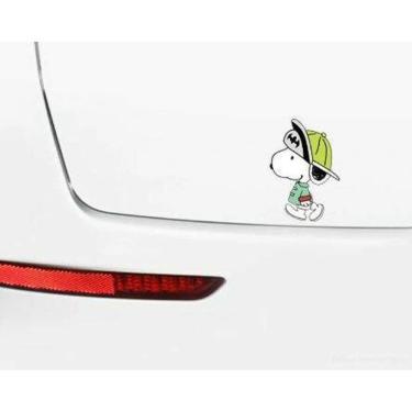 Imagem de Adesivo Para Carro Snoopy Bombeiro