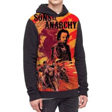 Imagem de Moletom Com Capuz Sons Of Anarchy Filhos Da Anarquia Ref:186 - smoke, 