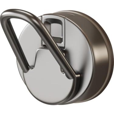 Imagem de Gancho utilitário ganchos removíveis com ventosa cinza forte adesivo ganchos de parede banheiro cozinha chuveiro resistente à prova d'água design cinza 1 peça