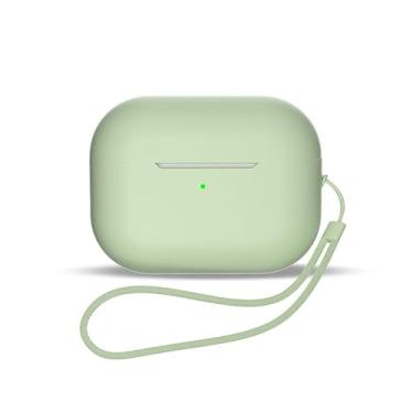 Imagem de Capa para fone de ouvido, capa protetora de silicone sem fio Bluetooth com cordão