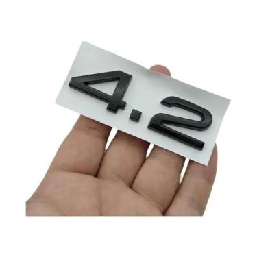 Imagem de Emblema Em Letras 3D ABS Audi, Adesivo Para Lateral Do Carro, Decalque